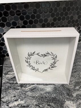 Rustic Wedding Card Box – Elegant Keepsake Holder 💌